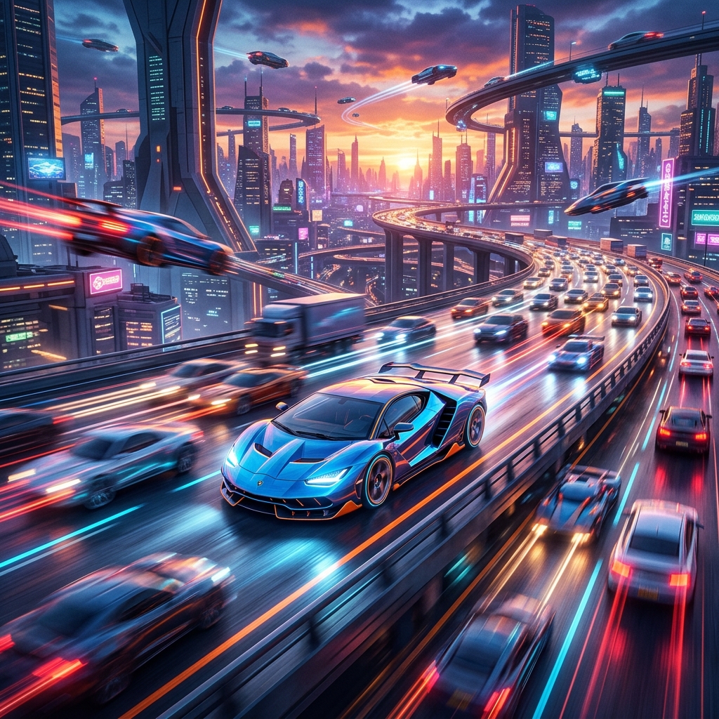 Traffic Rush Game Cover